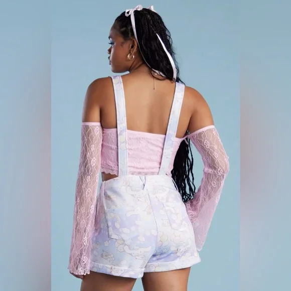 Cinnamoroll Sanrio Balloons Shortalls from Hot Topic - Picture 11 of 11
